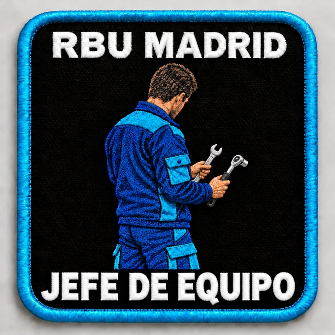 Diseño del parche Jefe de equipo