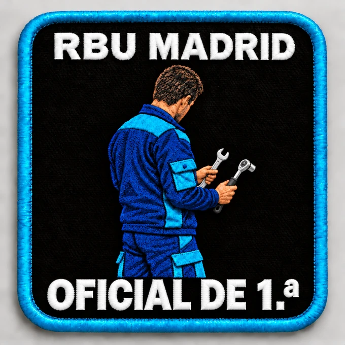 Diseño del parche Oficial de 1.ª